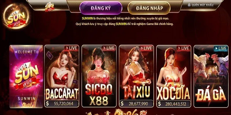 Casino Sunwin mô phỏng không khí náo nhiệt, kịch tính nhất